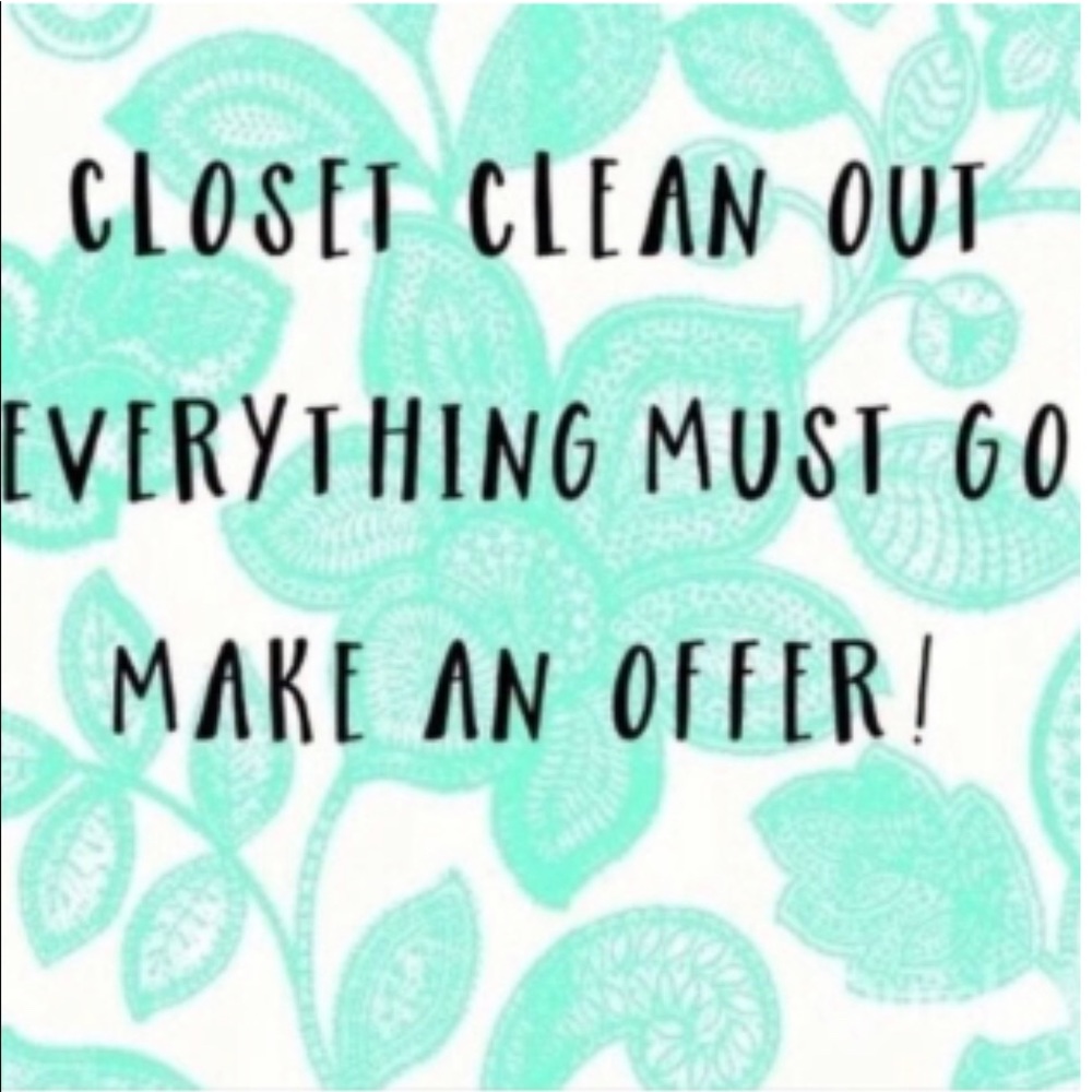Closet Clean Out!  Make an offer!